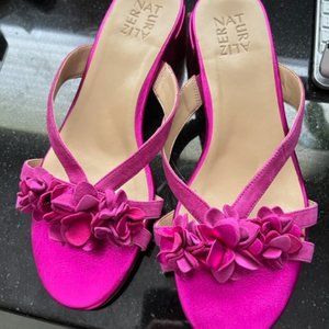 Naturalizer Leather Jupiter Sandals Pink